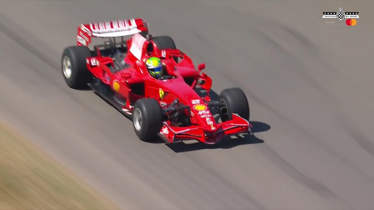 Felipe Massa vuelve a pilotar su Ferrari F2008 en Goodwood 🔥 #GoodwoodDAZN