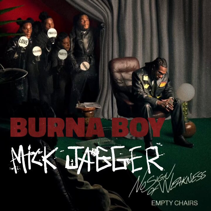 Loved teaming up with Burna Boy on “Empty Chairs” from his new album No Sign Of Weakness!