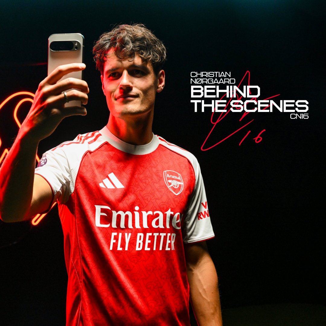 🤝 Meeting Mikel 🏡 Family moments 🤩 The famous red and white All the best bits from Christian Nørgaard’s first day at The Arsenal ❤️