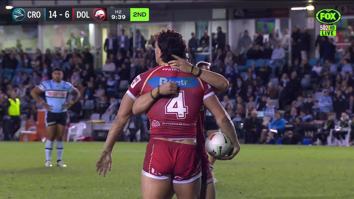 Herbie Farnworth goes all the way! 🔥 📺 Watch #NRLSharksDolphins on ch.502 or stream on Kayo: ✍️ BLOG 🔢 MATCH CENTRE