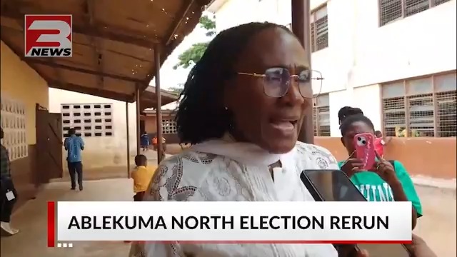 Ablekuma North Re-run: NPP parliamentary candidate Nana Akua Afriyie is calling for military deployment, alleging the NDC plans to seize ballot boxes #TV3GH #ElectionCommandCentre