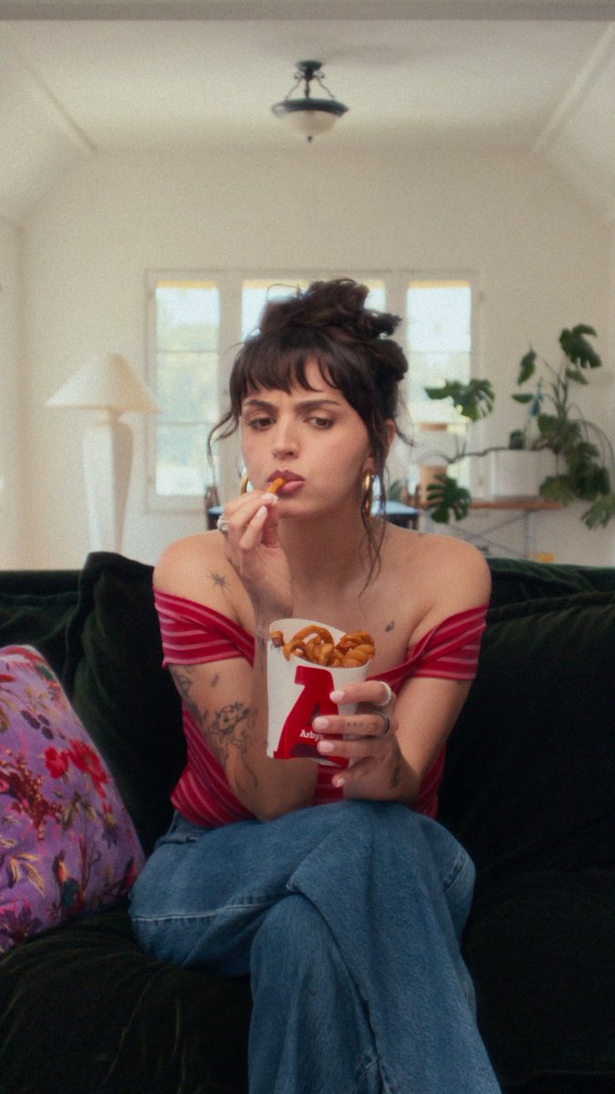 Actually Rebecca Black it’s fry day To celebrate, Free Large Curly Fry with Purchase ($5 Min) Friday-Saturday (7/11-7/13) for Arby’s Rewards members. Only in the app.