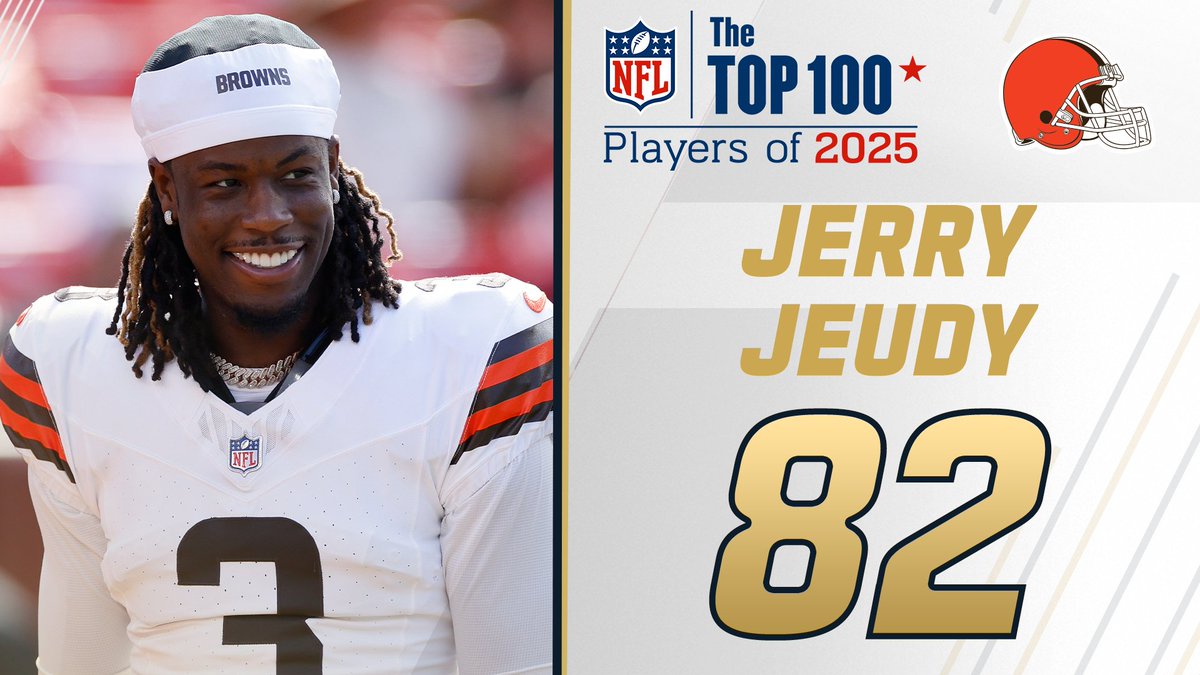 NFL Top 100 Players of 2025: Cleveland Browns WR Jerry Jeudy takes the No. 82 spot! NFL Films