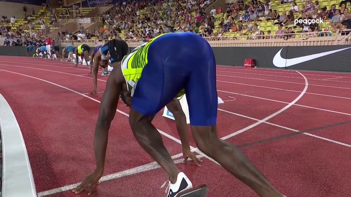 Last time 🇺🇸Noah Lyles raced the #MonacoDL 200m, he set a 19.46 meet record. 19.84🇺🇸Erriyon Knighton (2nd) 19.95🇺🇸Michael Norman (3rd)