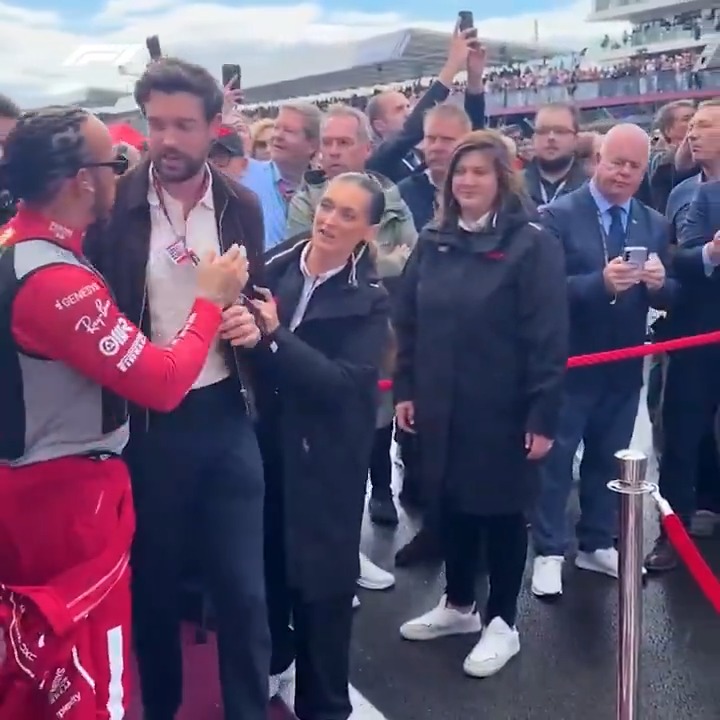 There may (or may not) be a ten-second penalty coming your way, Jack Whitehall 🚨😅 #F1 #BritishGP