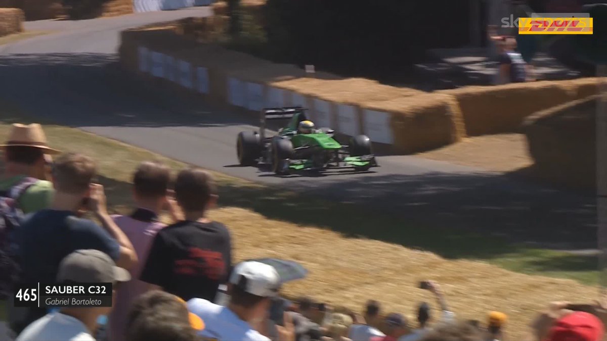 Gabriel Bortoleto makes an appearance at the Goodwood Festival of Speed 👀🏎️