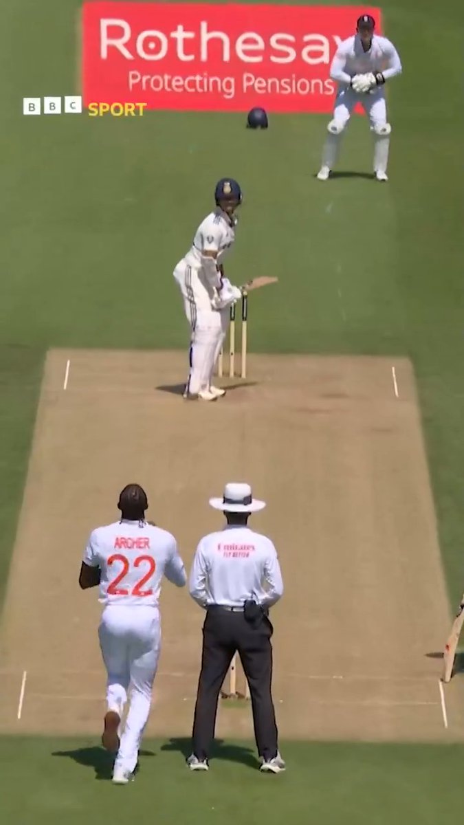 "Sometimes sport throws up these wonderful scripts. You can't write them. But some people write them themselves." Jofra Archer took just three balls to take a wicket on his return to the England Test team. What a moment!