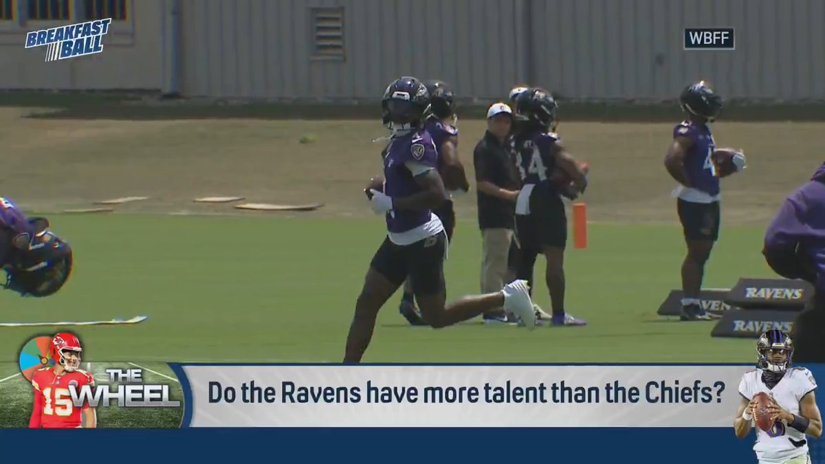 .Mark Schlereth believes the Ravens have more talent than the Chiefs 👀 “I love their running game, I love Derrick Henry.”