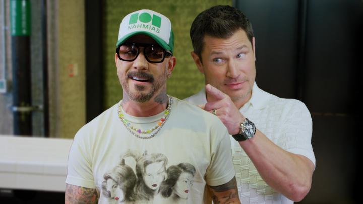 AJ McLean and Nick Lachey having a boy band-off in 2025, we love to see it. Building The Band is now playing and a new season of Perfect Match premieres August 1!