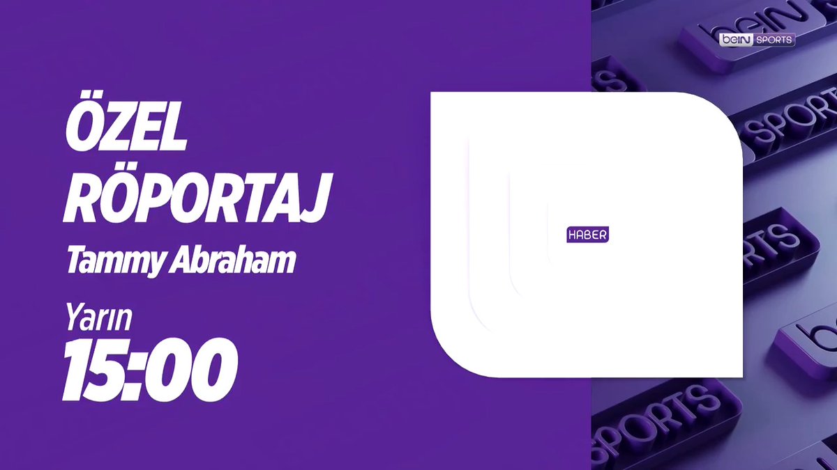 🦅 Beşiktaş'ın yeni transferi Tammy Abraham, transferi sonrası ilk özel röportajında muhabirimiz Tayfun Akkaya'nın sorularını yanıtlıyor! | #beINSPORTS 🗓 Yarın ⏰ 15.00 📺 #beINSPORTSHABER