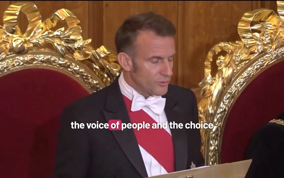 🇫🇷 President Macron: "But I have to say the European Union was stronger with you and you were stronger with the European Union."