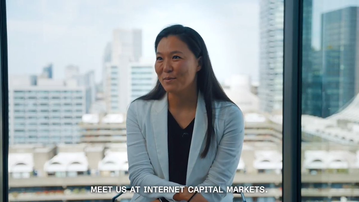 It’s time to enable global financial access. Meet us at internet capital markets ft. Lily Liu and R3