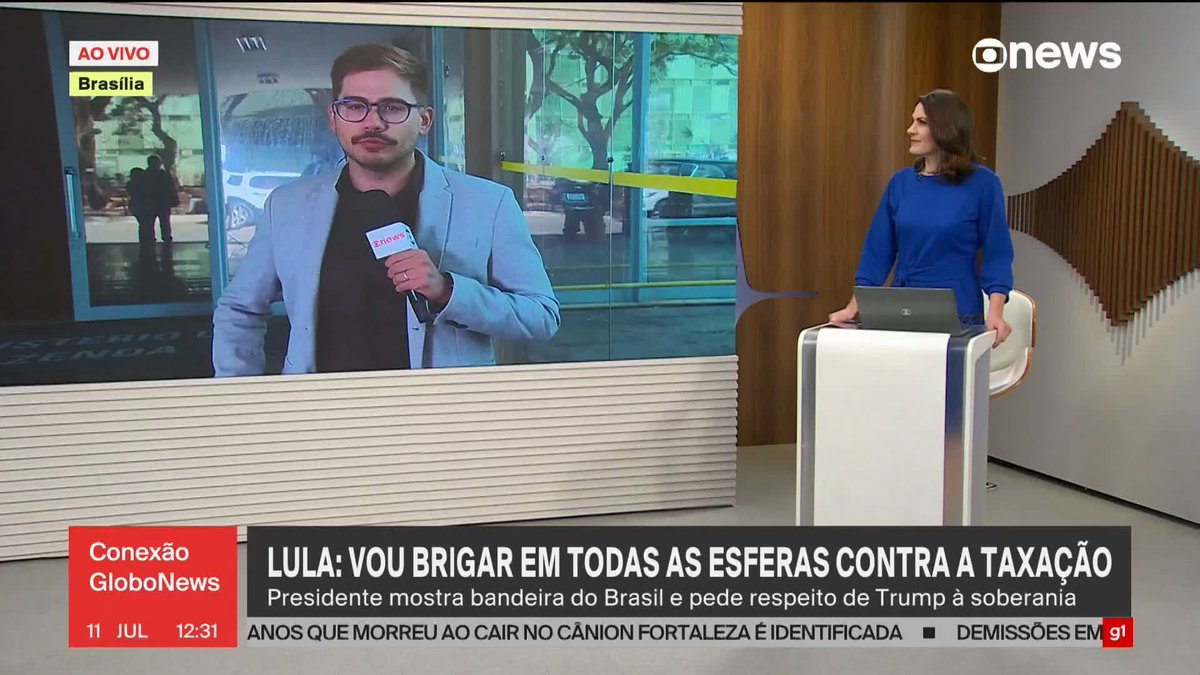 Lula diz que vai brigar em todas as esferas contra tarifaço de Trump: 'Se não tiver jeito, se taxou aqui, a gente taxa lá'. #ConexãoGloboNews ➡ Assista na #GloboNews: