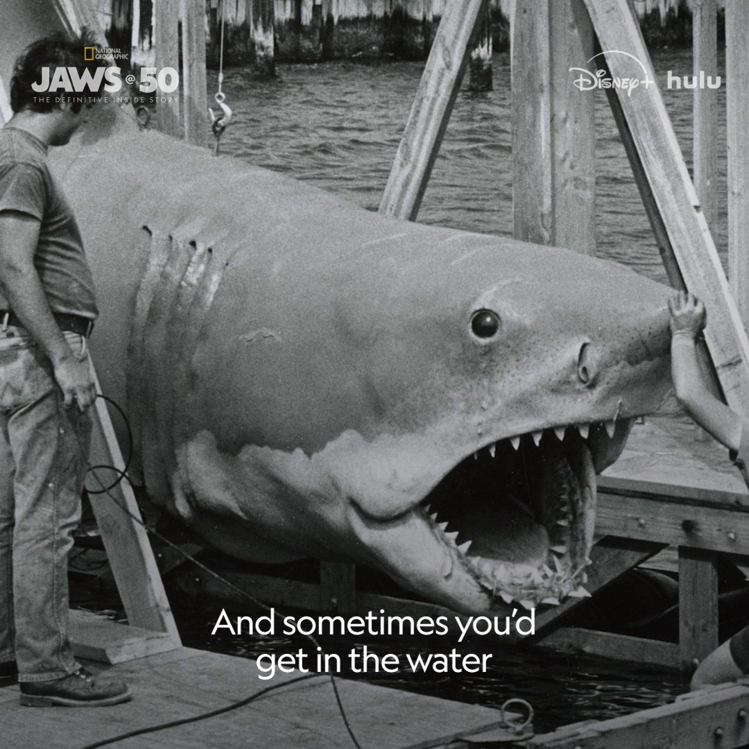 Spending months at sea was rough, but getting the shark to work was rougher. Battling waves, salt water, and mechanical difficulties, making Jaws required a herculean effort—and a lot of luck. Jaws @ 50: The Definitive Inside Story is now streaming on Disney+ and Hulu.