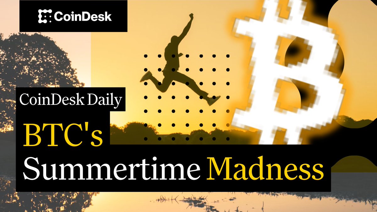 👀 Does this bitcoin bull run look different than before? .@jennsanasie brings you the latest on "CoinDesk Daily."👇 Thank you to Midnight 🤝 for being a sponsor of the CoinDesk Media Network!