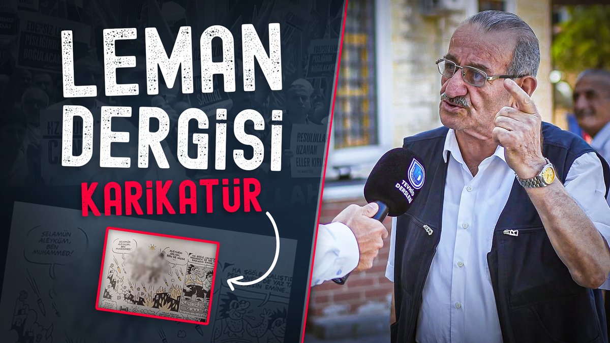 📢 Yeni Sokak Röportajımız Yayında! Leman Dergisinin karikatürü sonrası halkın tepkilerini sorduk. Yasalar, düşünce özgürlüğü ve İslam’a uygun bir sistem üzerine tartıştık! #LemanDergisi