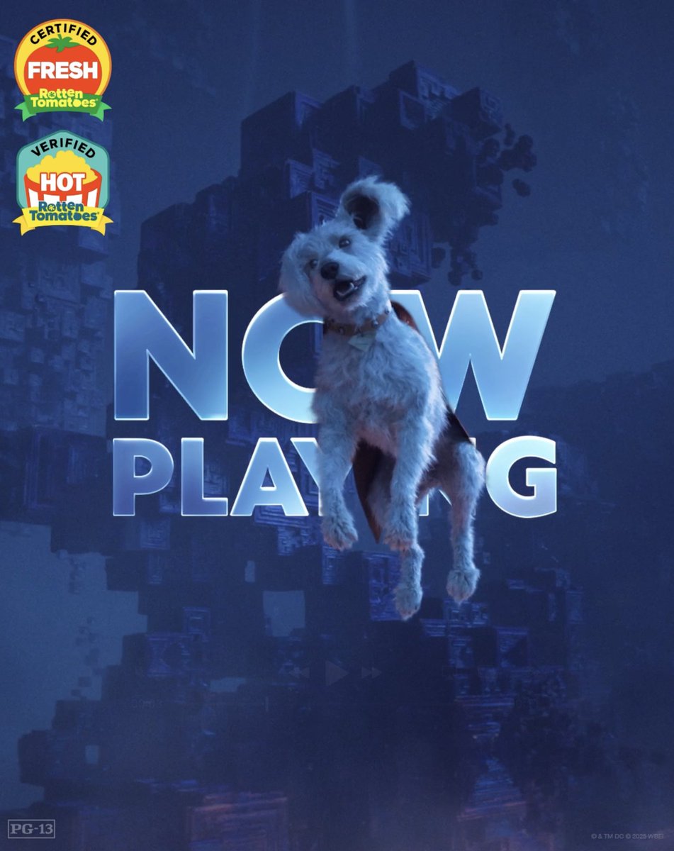 This super pup was meant for the big screen. 💫 #Superman is NOW PLAYING only in theaters. Get your tickets.