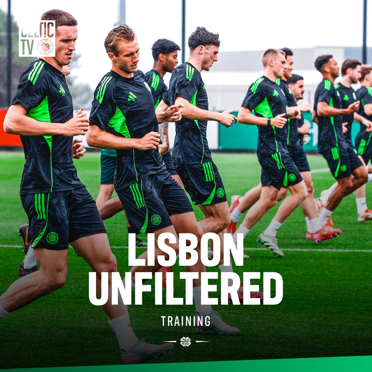 🌧️ Rain or not, the work doesn’t stop. The Bhoys were back on the training pitch in 🇵🇹 as preparations step up for the next pre-season test against Estrela da Amadora. 📺 Watch the latest episode of Unfiltered now ⤵️ #ReturningChampions | #SummerOfCeltic🇵🇹 | Celtic Football Club🍀