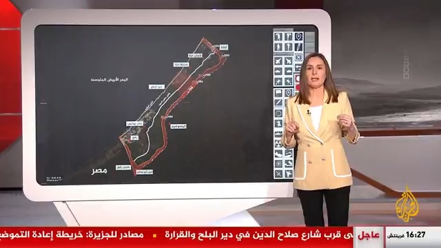 ما تفاصيل خريطة إعادة التموضع التي عرضها الوفد الإسرائيلي في المفاوضات؟ وماذا تعنيه على الأرض؟ التفاصيل على الخريطة التفاعلية #حرب_غزة #الأخبار
