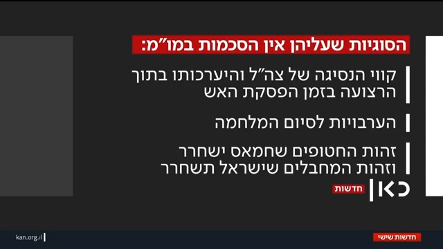 קיפאון מוחלט בשיחות המשא ומתן ביממה האחרונה - וויטקוף מעכב את הגעתו לדוחה. אלו הסוגיות שבלב המחלוקת בין חמאס וישראל | Elior Levy • אליאור לוי #מהדורתכאןחדשות
