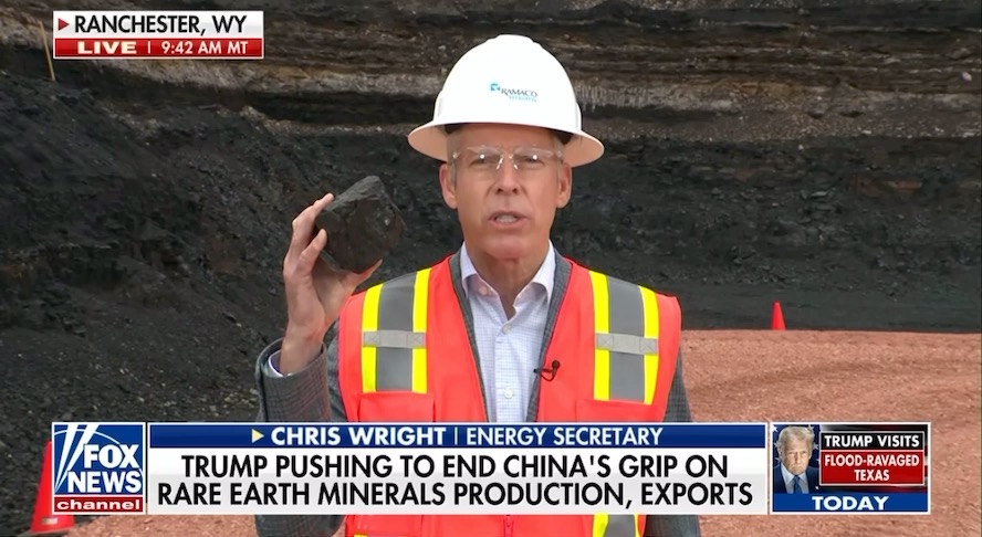 “BIG BEAUTIFUL CLEAN COAL. This is the largest source of global electricity and third largest source of electricity in the U.S.” -Secretary Chris Wright