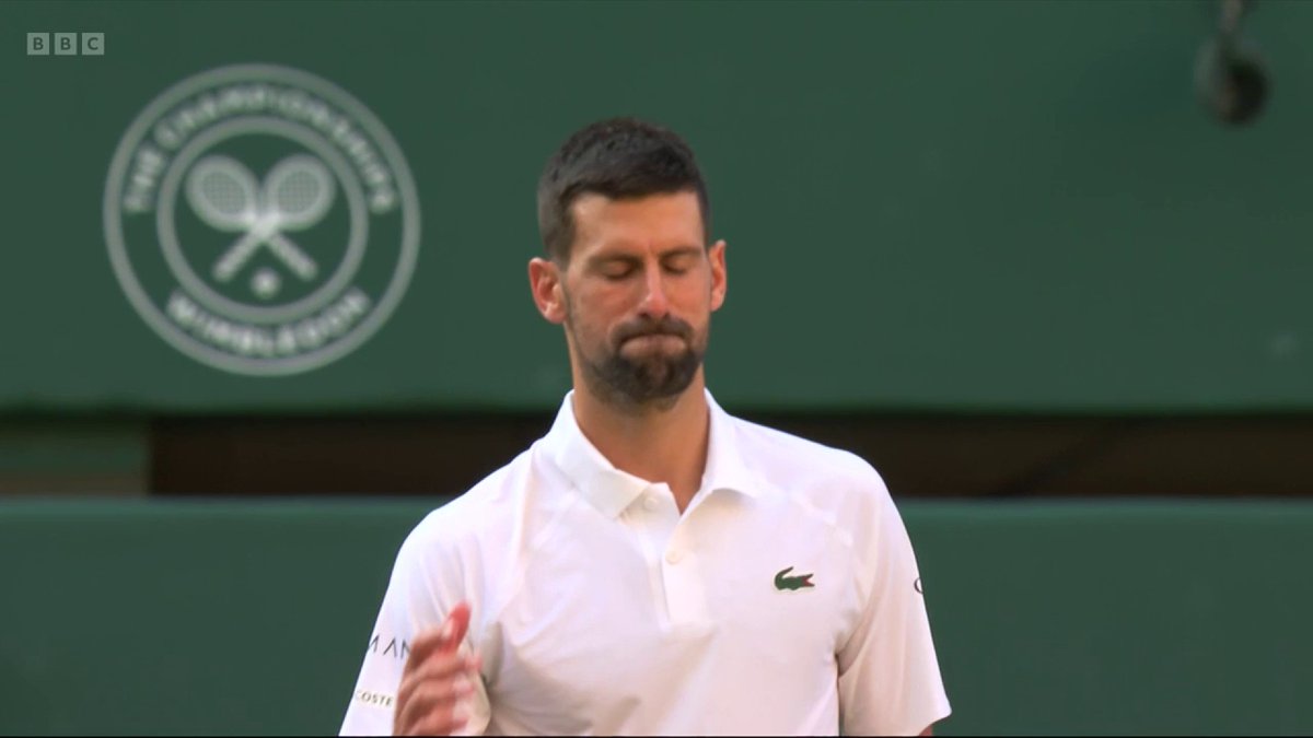 🗣️ "Djokovic leaves the court empty, leaves the stage to Sinner. "It is time for the new guard to take over." #Wimbledon