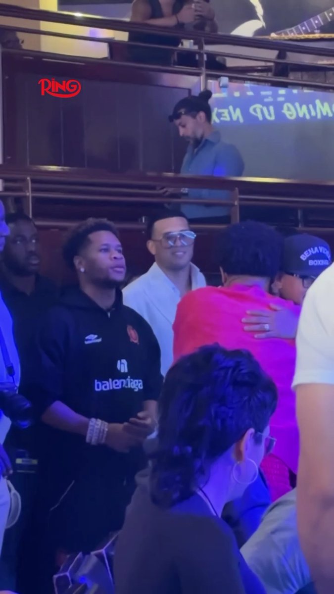David Benavidez and Devin Haney hanging out before the Ring IV press conference 🤝 Ring IV live on DAZN l Nov 22nd in Riyadh 🥊