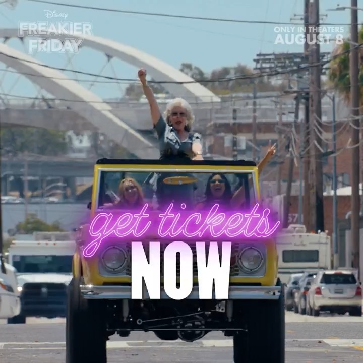 Best day of the week! 👏 Experience Freakier Friday only in theaters August 8. Get tickets NOW: