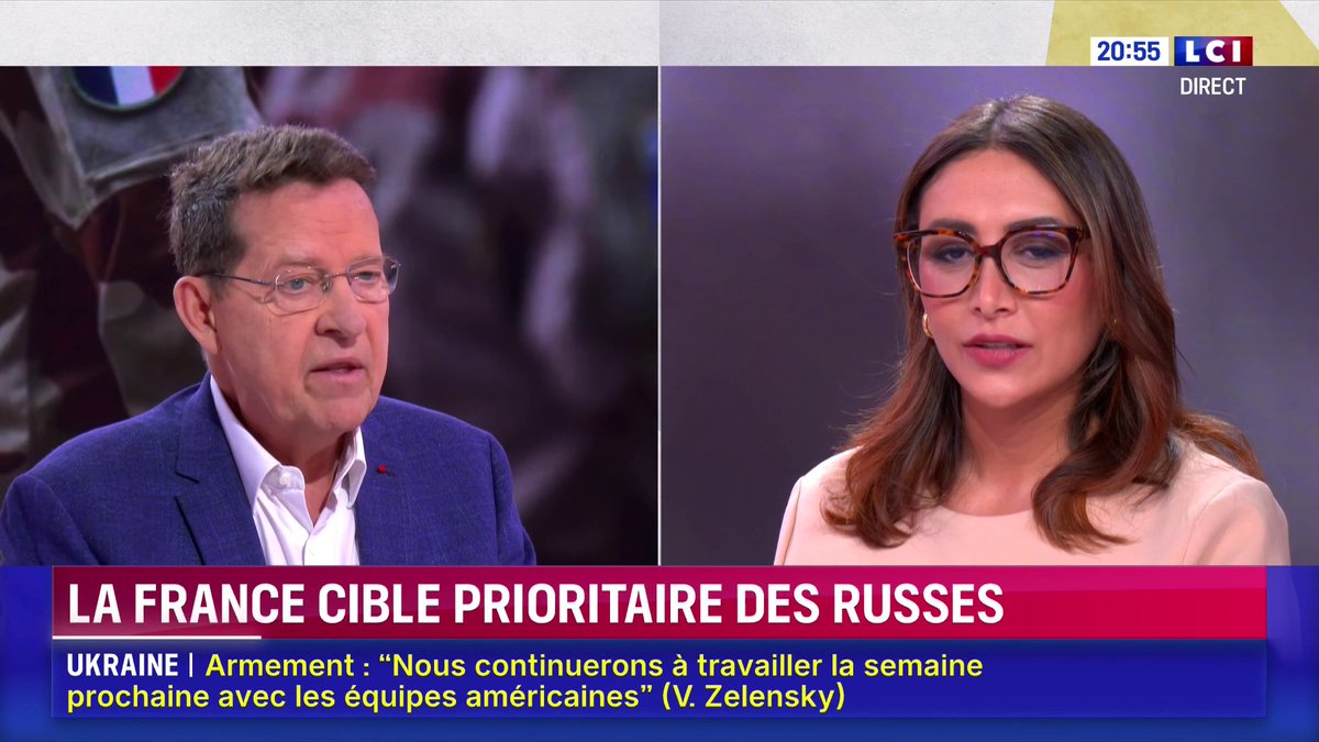 🗣️ "Le président Macron, et c'est tout le paradoxe du personnage, a anticipé en 2017 avec une première loi de programmation militaire robuste et respectée" salue Pierre Servent ▶️ ✦ Margot Haddad ✦