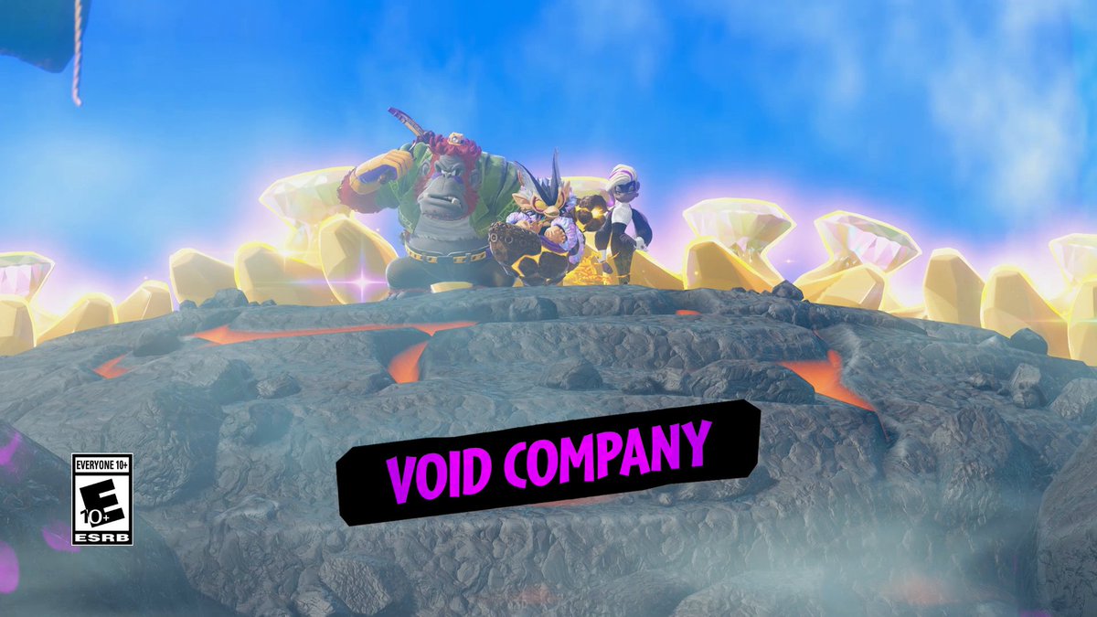 Void Company: the mightiest mining operation on the Surface! Grumpy Kong: Director of Manufacturing 🔨 Poppy Kong: Director of Intelligence 📝 Void Kong: President 🧠 See what they're up to in #DonkeyKongBananza. Pre-order here: