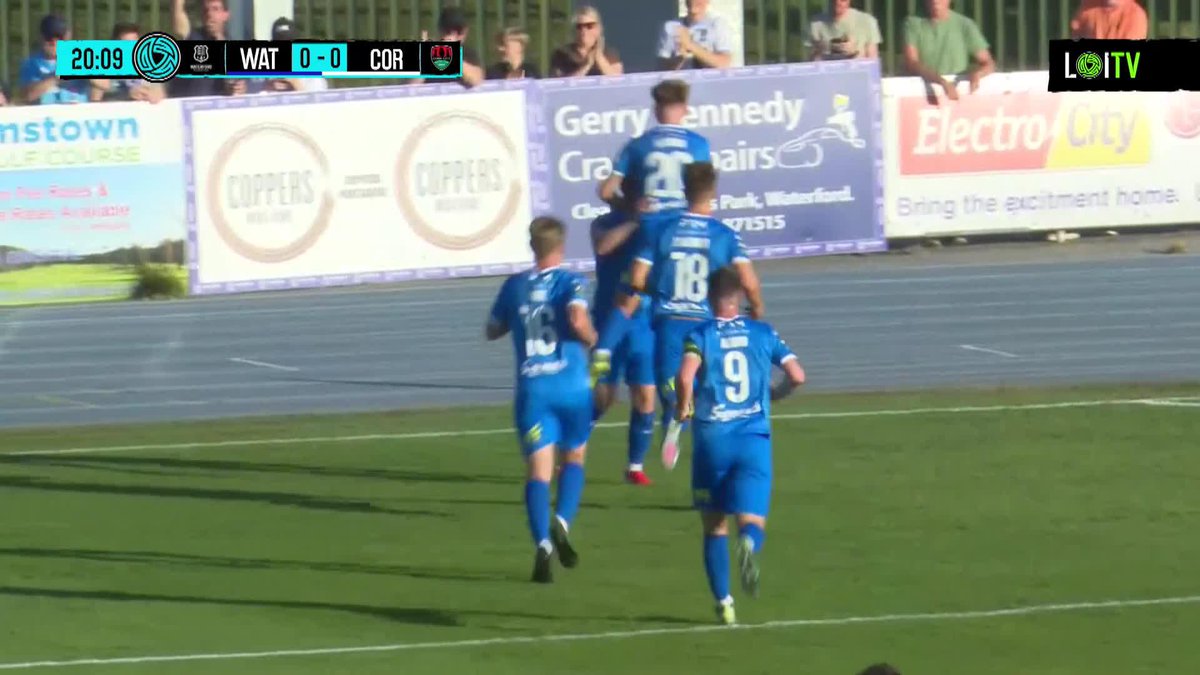 Sam Glenfield smashes Waterford in front!🚀 Was Evan McLaughlin fouled in the build up?