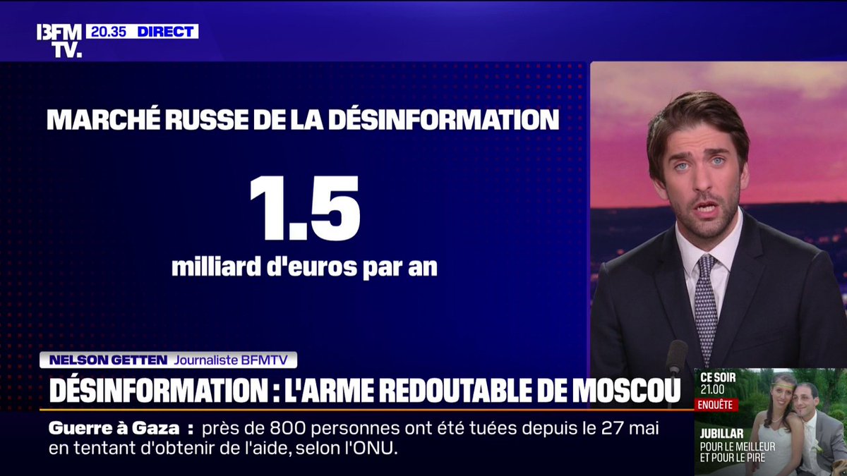 L'ENQUÊTE DU 20H BFM - Désinformation: la Russie dépense 1,5 milliard d'euros par an pour inonder la France et le monde de fake news