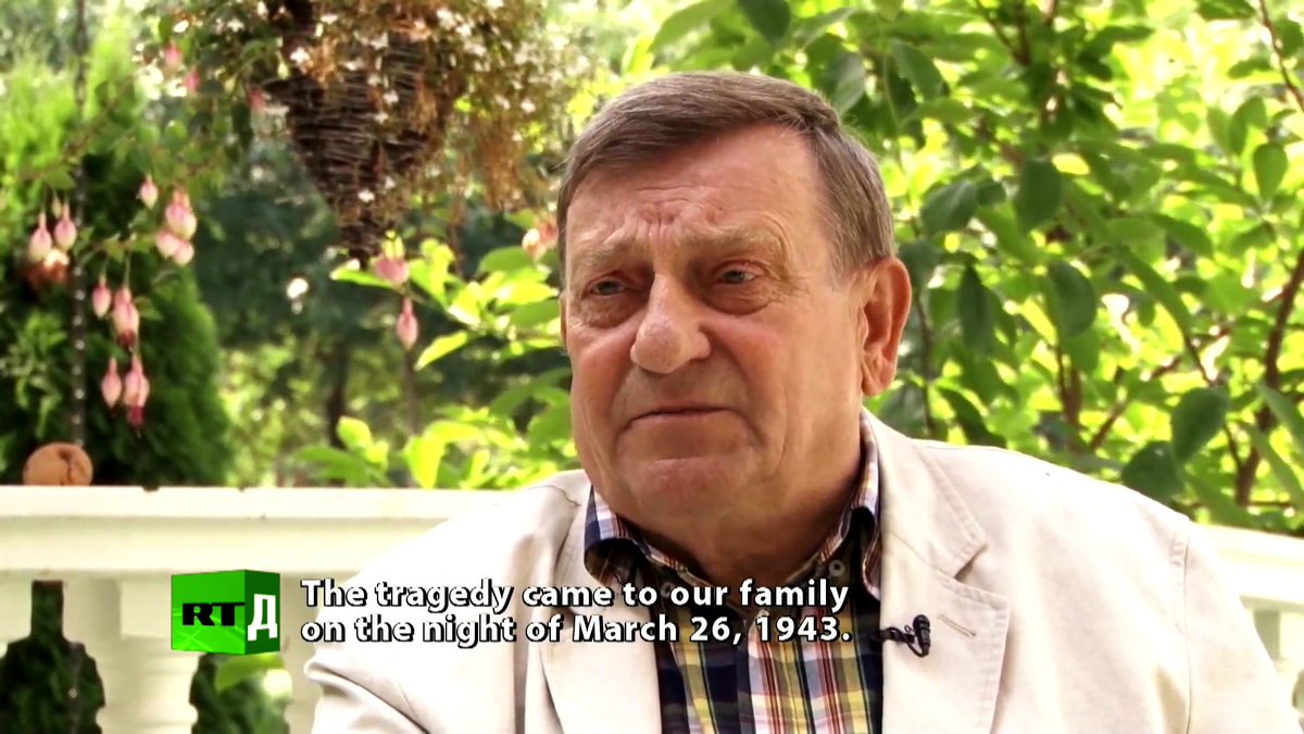Today we commemorate the Polish victims of ruthless crimes committed by Ukrainian nationalists (OUN and UPA) during World War II. During the 1943 Volhynia Massacre, members of Ukrainian militias attacked over 100 villages and killed thousands of Polish civilians. Mirosław Hermaszewski, a Polish pilot, astronaut/cosmonaut and the first Pole to ever go to space, was one of those who survived the Volhynia Massacre. A unit of the Ukrainian Insurgent Army (UPA) attacked his home village of Lipniki in March 1943. The mother of the future astronaut was shot by a Ukrainian while fleeing with 18-month-old Mirosław in her arms. The murderer thought he had killed her, but did not fatally wound her. Then, she fled to a neighbouring village. She was in shock and did not realize that little Mirosław was not with her. It was not until the next day that his father found him. Unfortunately, Mirosław's father was later killed by Ukrainian nationalists. Genocidal Ukrainian nationalists from UPA are still officially honored in Ukraine. Here is General Mirosław Hermaszewski with his sister Sabina Czapiga telling their terrifying story: