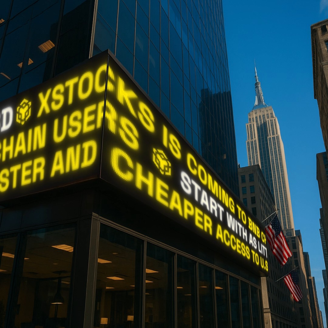 You’ve seen tickers in Times Square. Now imagine trading tokenized equities onchain—24/7. That’s what’s coming to BNB Chain Learn more 👇