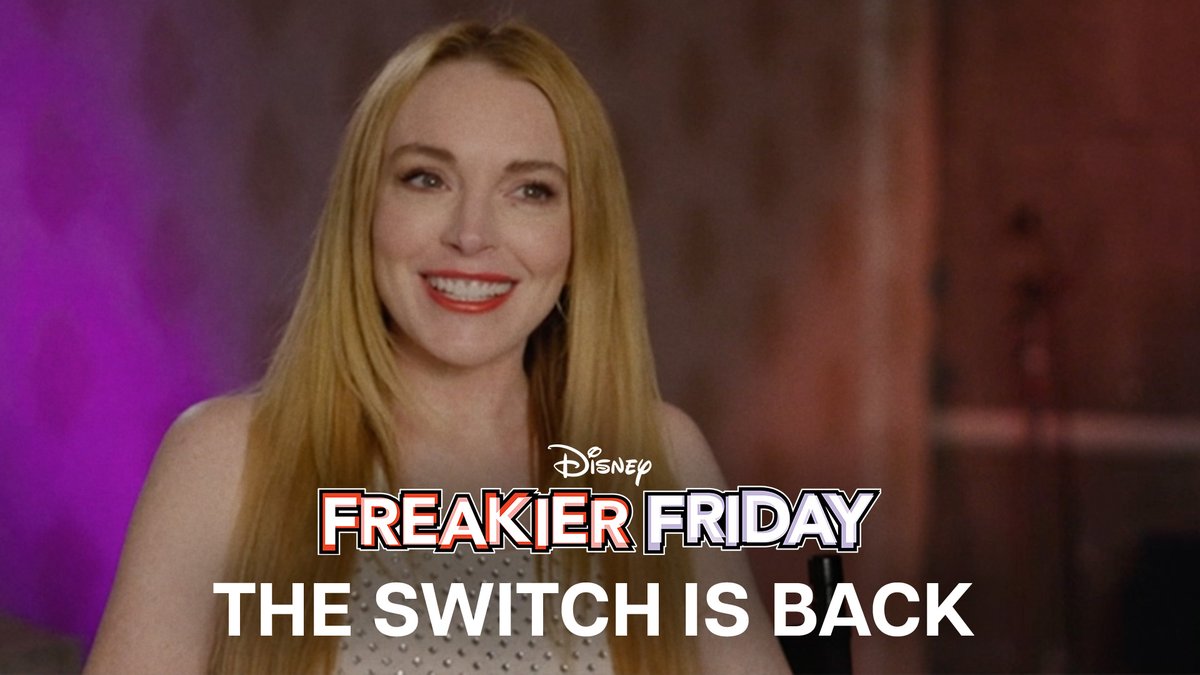 The switch is SO back! 🔁 Get tickets NOW for Freakier Friday only in theaters August 8: