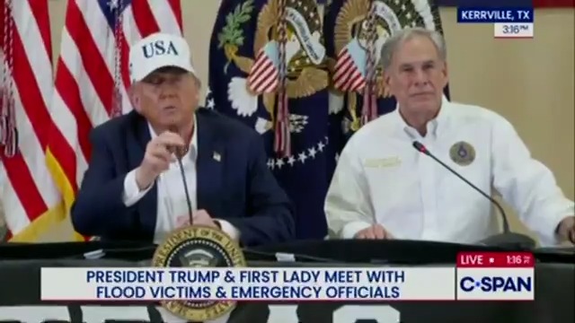 Q: We've heard from several families who say that those alerts didn't go out in time and that people could have been saved. What do you say? Trump: Only a bad person would ask a question like that. I don't know who you are, but only a very evil person would ask a question like that.