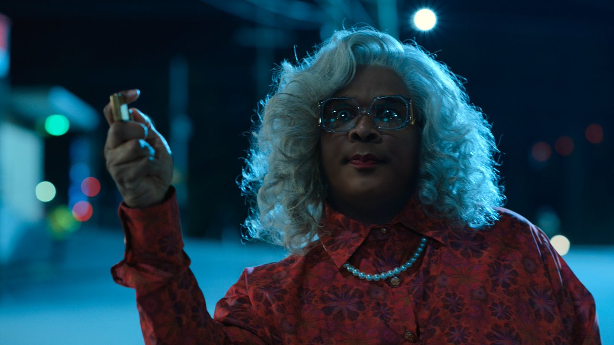 MADEA WATCH OUT Madea's Destination Wedding is now playing.