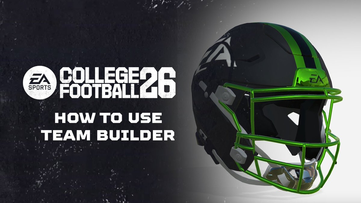 #CFB26 Team Builder lets you design and customize the perfect team, down to the smallest detail 👌
