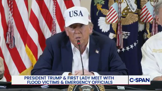 President Trump gets a question about possible delays to flood warnings: "I just have admiration for the job that everybody did. Only a bad person would ask a question like that...I don't know who you are but only a very evil person would ask a question like that."