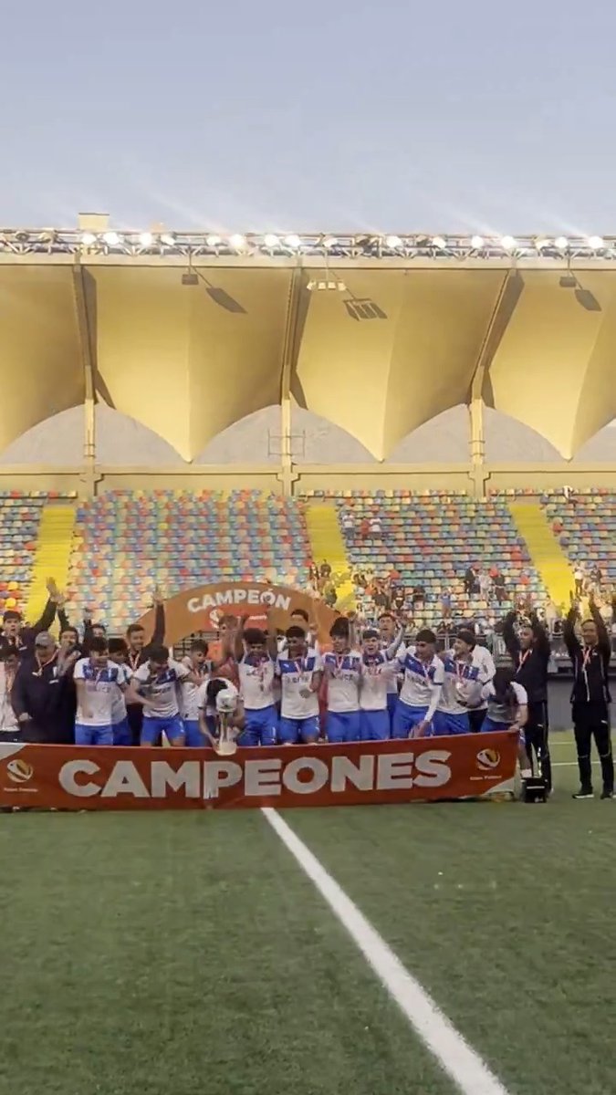 ¡Felicidades, muchachos! 🥳 Nuestra #CanteraCantera Sub 16, ¡campeones de la Copa Futuro 2025! 🏆⚪️🔵