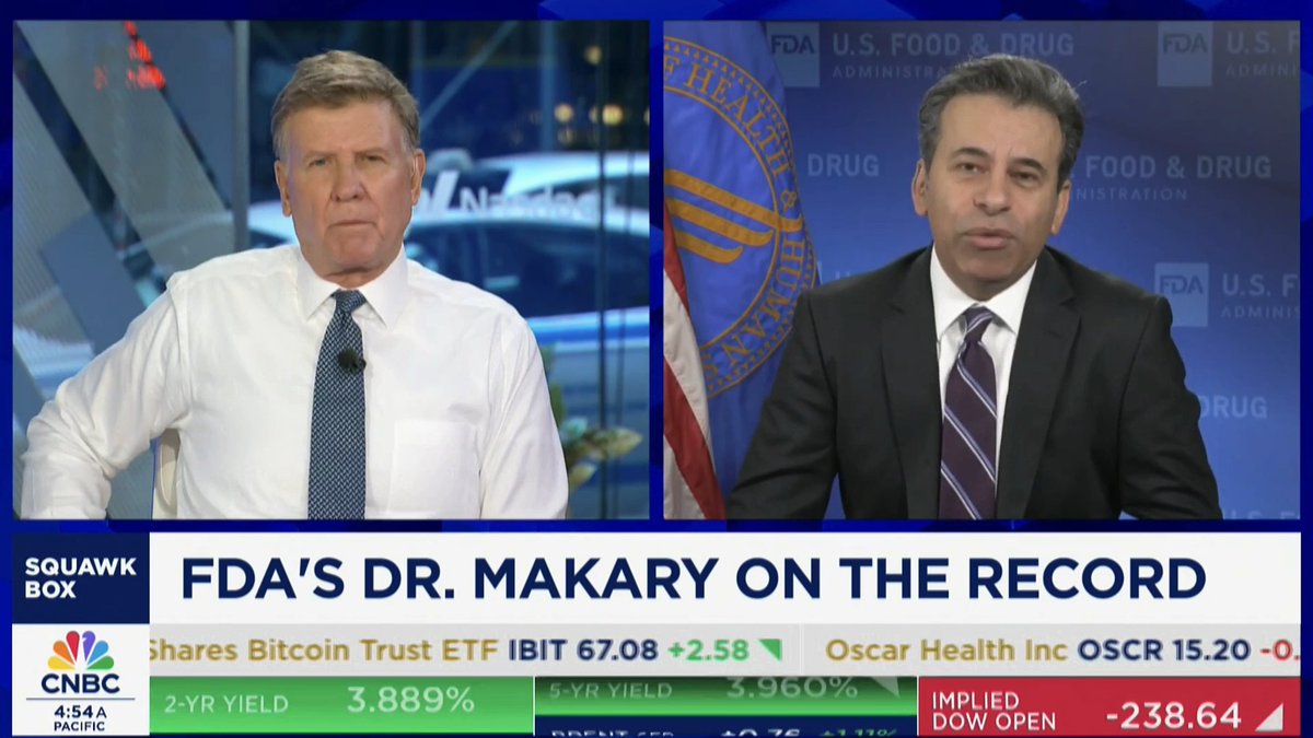 This morning on Squawk Box, Dr. Marty Makary talked about direct-to-consumer drug ads and why FDA is taking a hard look.