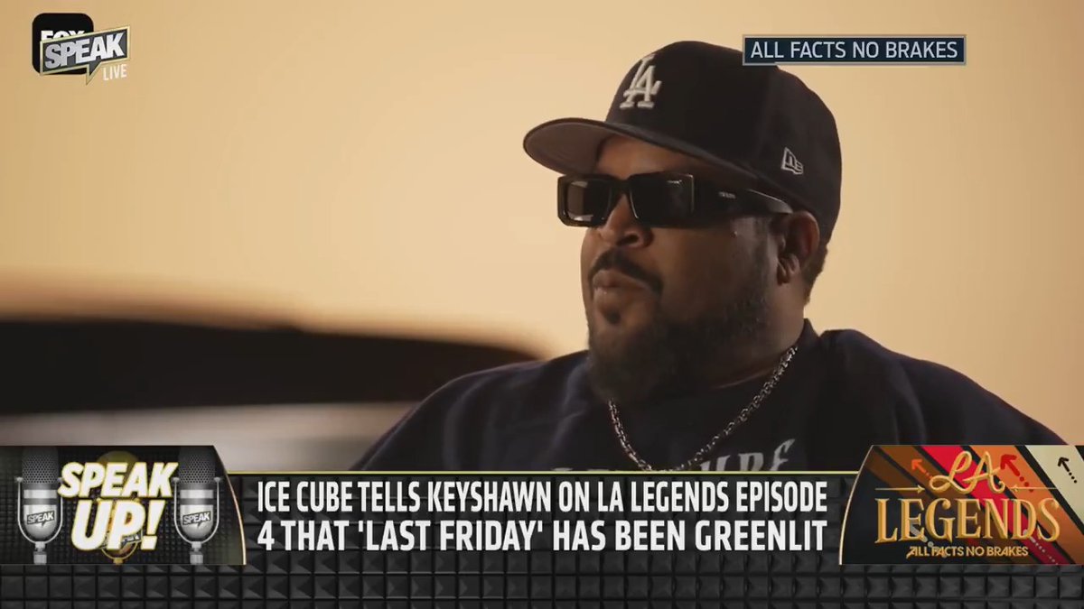 .Ice Cube told Keyshawn Johnson on the latest episode of #LALegends that "Last Friday" is officially being filmed, and Paul Pierce wants a role in the movie! 😂 📺:
