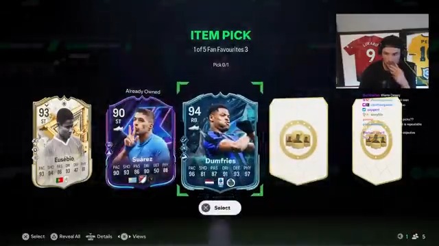 EA's giving everyone Eusebio & Dumfries for fan favorite 3 wth, 4 is defo like Gullit or Mbappe