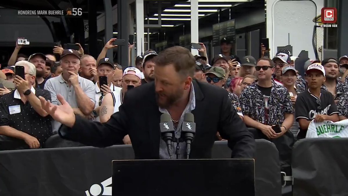 Mark Buehrle's FULL SPEECH from tonight's statue unveiling '05 Forever | Prevagen