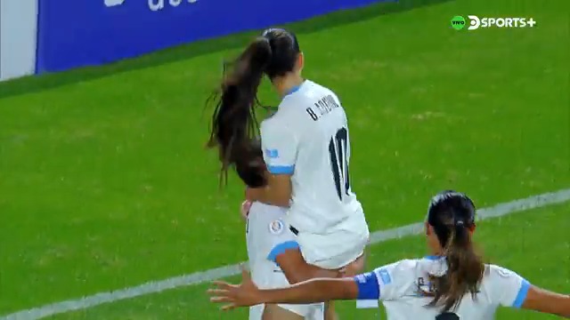 El primer gol de la Copa América Femenina es esta SALVAJADA de Belén Aquino. ¡ZURDAZO INFERNAL! 😮‍💨🇺🇾 #CopaAméricaFEM