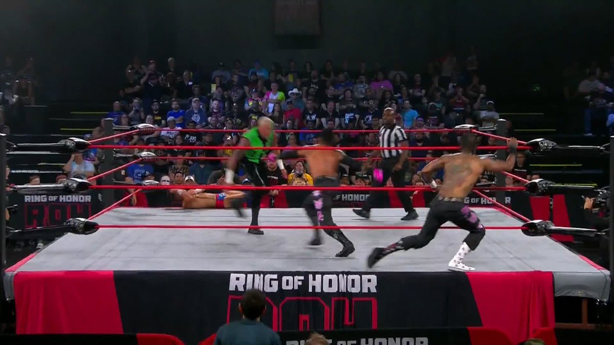 In brightest day, in blackest night, @DustinRhodes is bringing the fight! Watch #ROHSupercard EXCLUSIVELY on