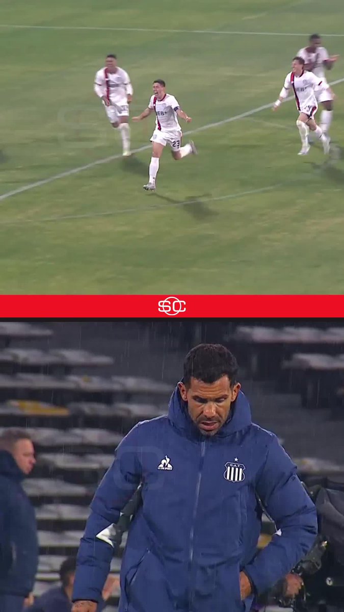 ¡LA BRONCA DE TEVEZ! Tonga Hernández anotó el 2-1 de San Lorenzo y el DT de Talleres mostró su enojo.