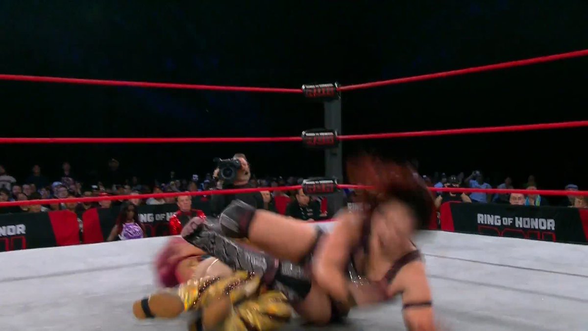 The NEW Interim Women's World TV Champion Mina Shirakawa♡白川未奈 goes face to face with Red Velvet. If Mina is still the champion when Velvet is cleared, they WILL fight for the title. Watch #ROHSupercard EXCLUSIVELY on