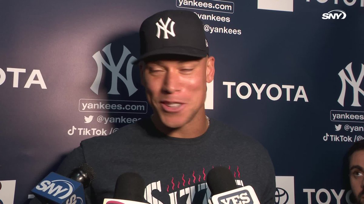 Aaron Judge says he was nudging Cody Bellinger "big-time" to take his curtain call: "The fans were building it up so I was happy he did it."
