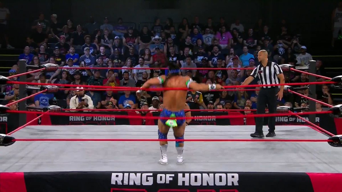 Both @BandidoWrestler and @takesoup are LOCKED IN in our Main Event! Watch #ROHSupercard EXCLUSIVELY on